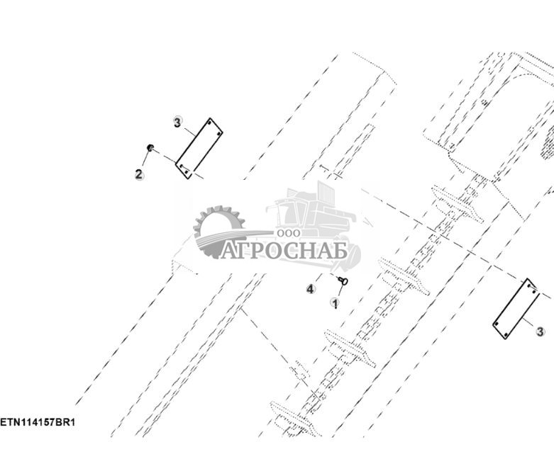 Детали крепления без датчика недомолоченных колосьев - ST830658 760.jpg